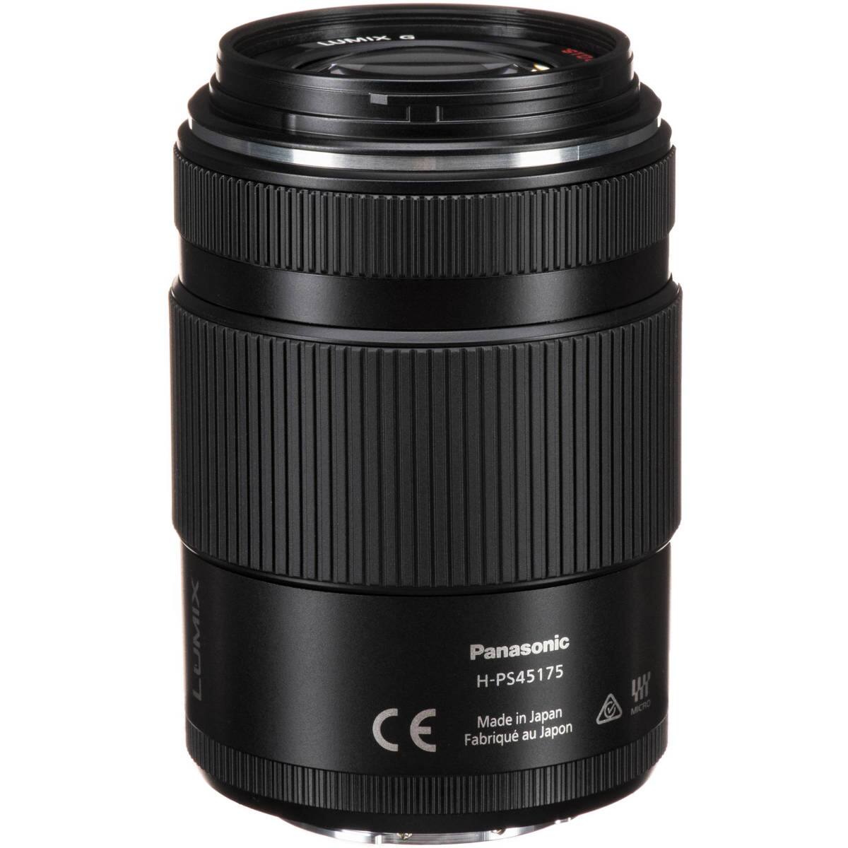 LUMIX  
Panasonic  
H-PS45175  
Made in Japan  
CE  
Fabriqué au Japon
