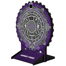 Fan Creations - TCU Horned Frogs Aztec Circle Desk Calendar - Multicolor