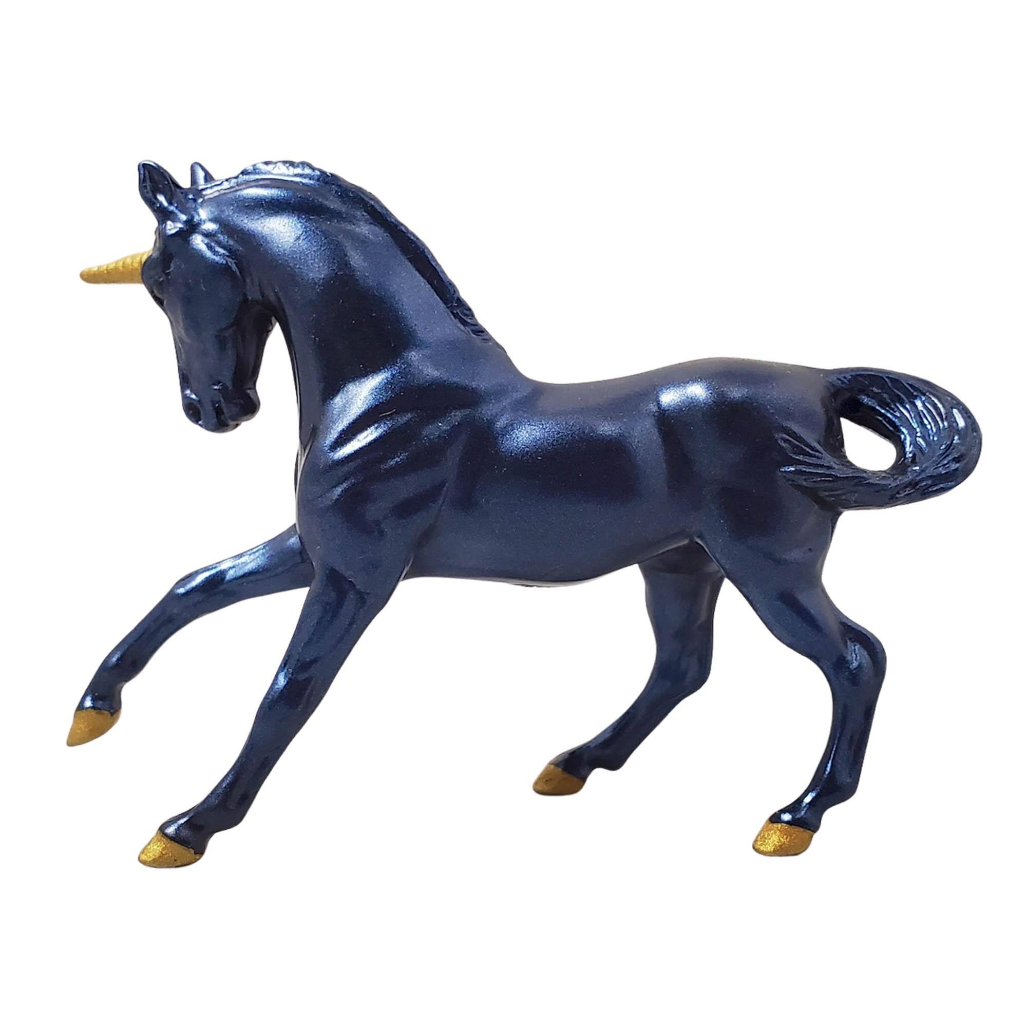 Alt View 4. Breyer - Breyer Unicorn Treasures 1:32 Scale Model Horse | Topaz - Yellow.