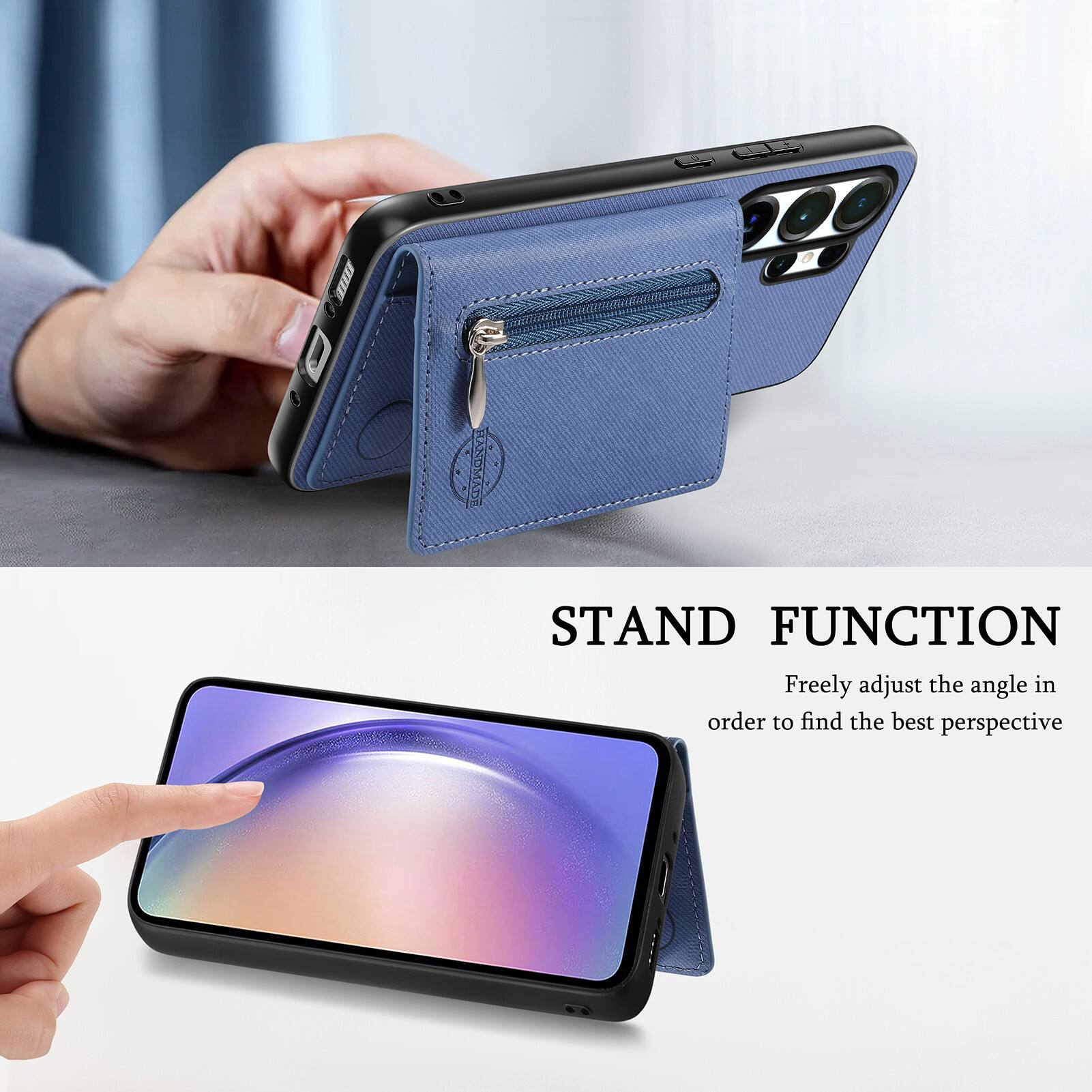 STAND FUNCTION  
Freely adjust the angle in order to find the best perspective