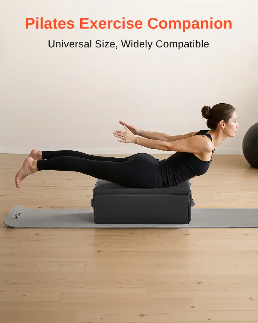 Pillate Box VEVOR Pilates Box for Reformer, 25x17x9 In Pilates Reformers Sitting ...