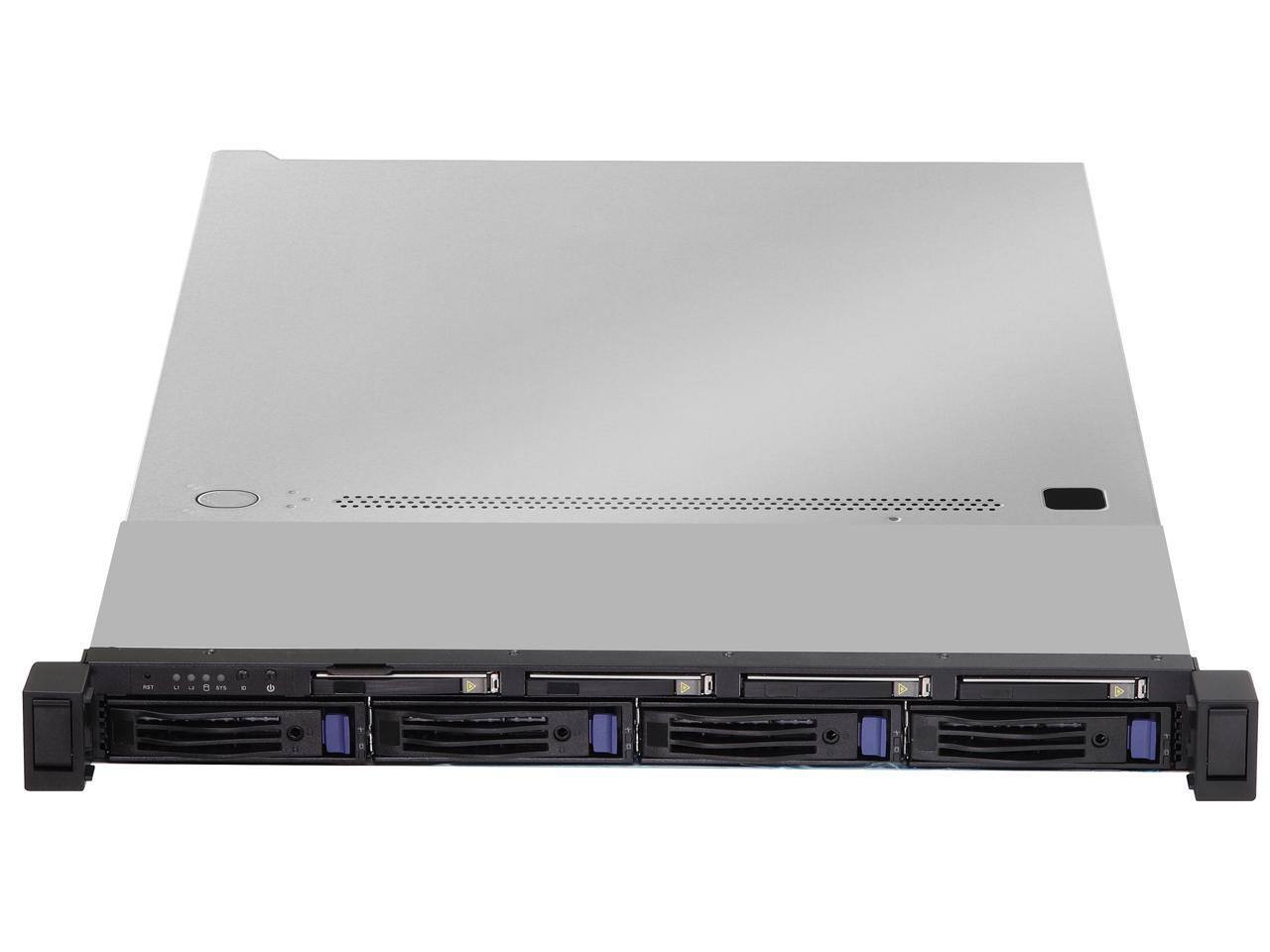 ASRock 1U Rackmount General Purpose Server Barebone 1U4L4EICX/2T Black ...