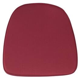 Emma + Oliver - Soft Chiavari Dining Chair Cushion - Burgundy