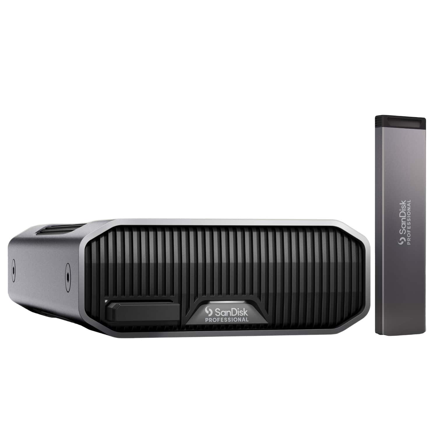 SanDisk Professional - 12TB G-DRIVE PROJECT Thunderbolt 3 External Hard Drive with PRO-BLADE SSD Mag 1TB