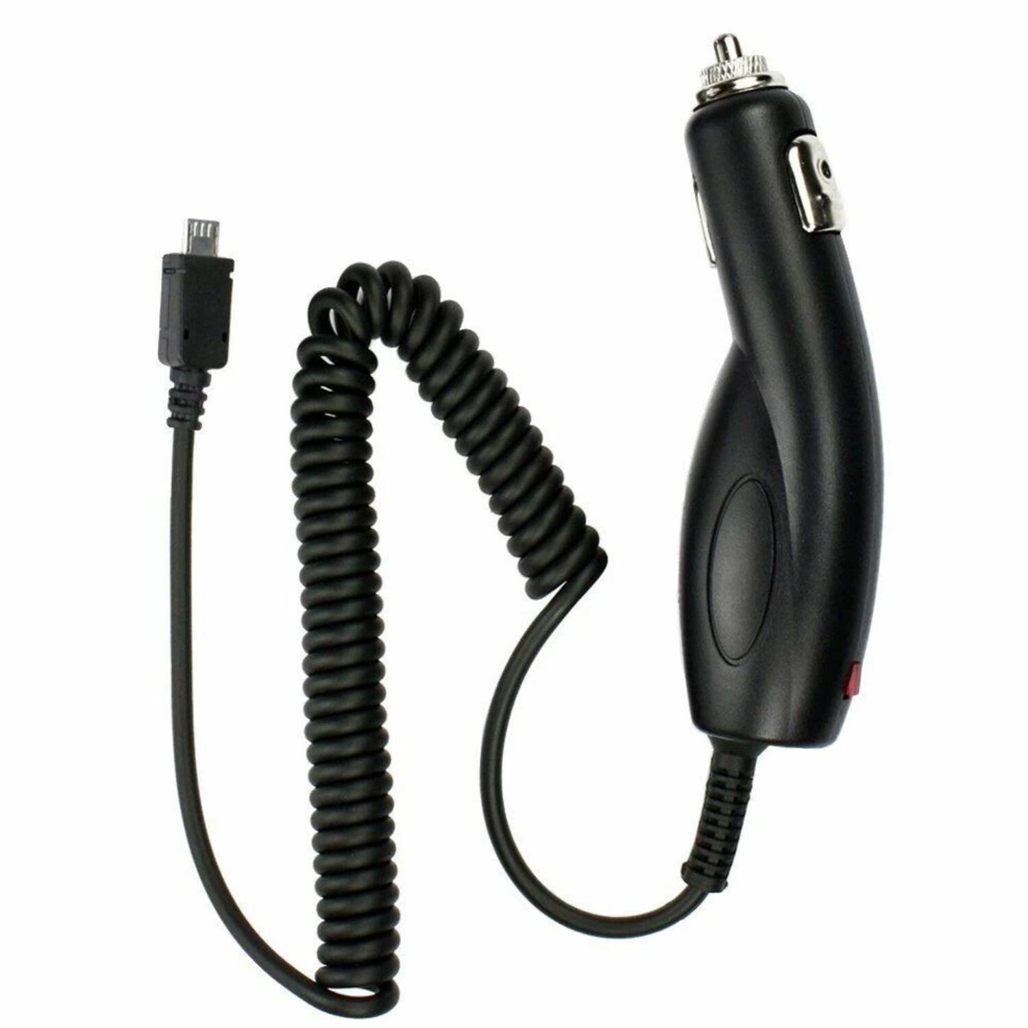 Angle. Stock Preferred - 9FT Premium Micro USB Car Charger with IC Chip - Black.