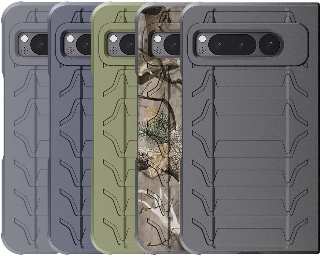 Alt View 7. Nakedcellphone - Tactical Case for Google Pixel Fold - Black.