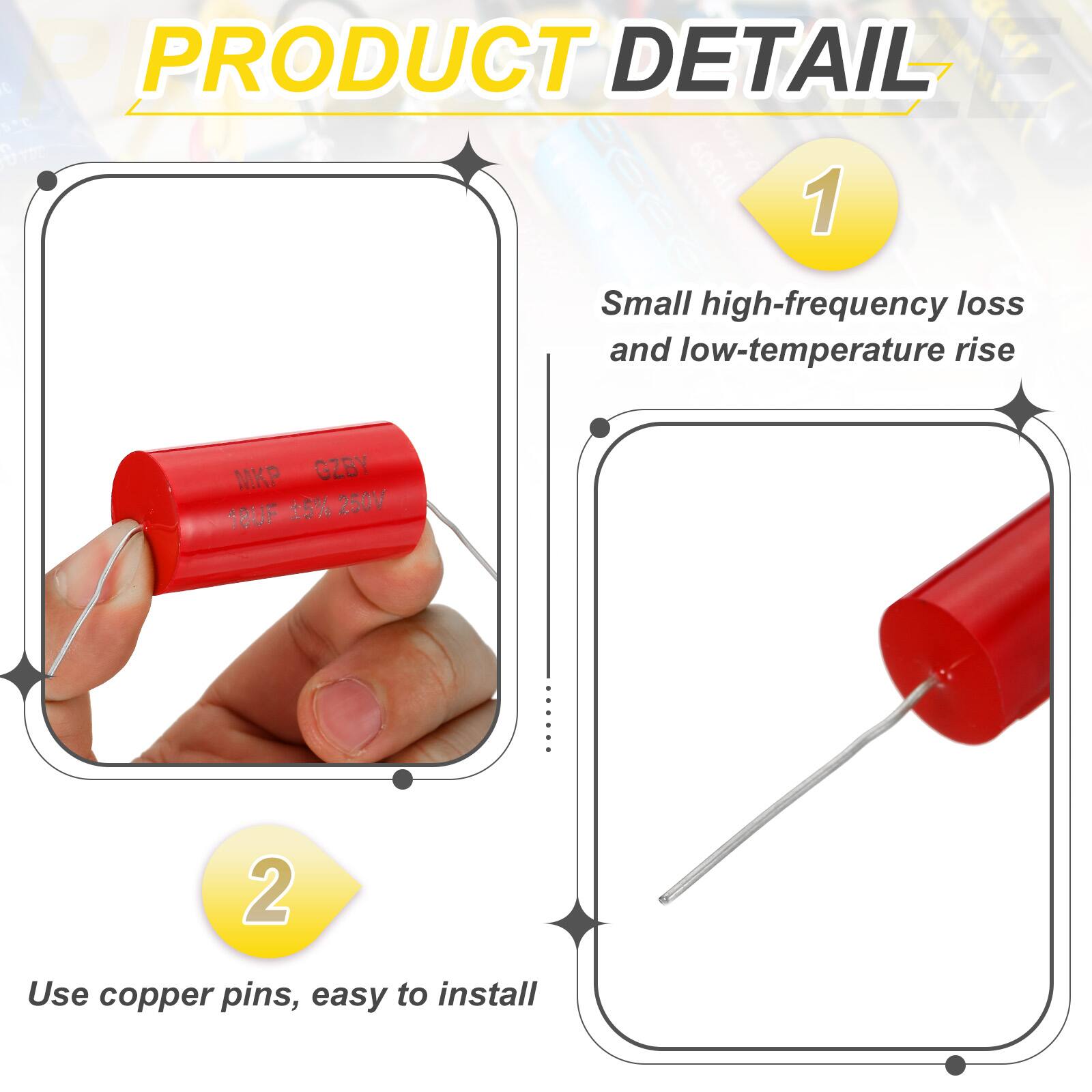 **PRODUCT DETAIL**

1. Small high-frequency loss and low-temperature rise

2. Use copper pins, easy to install