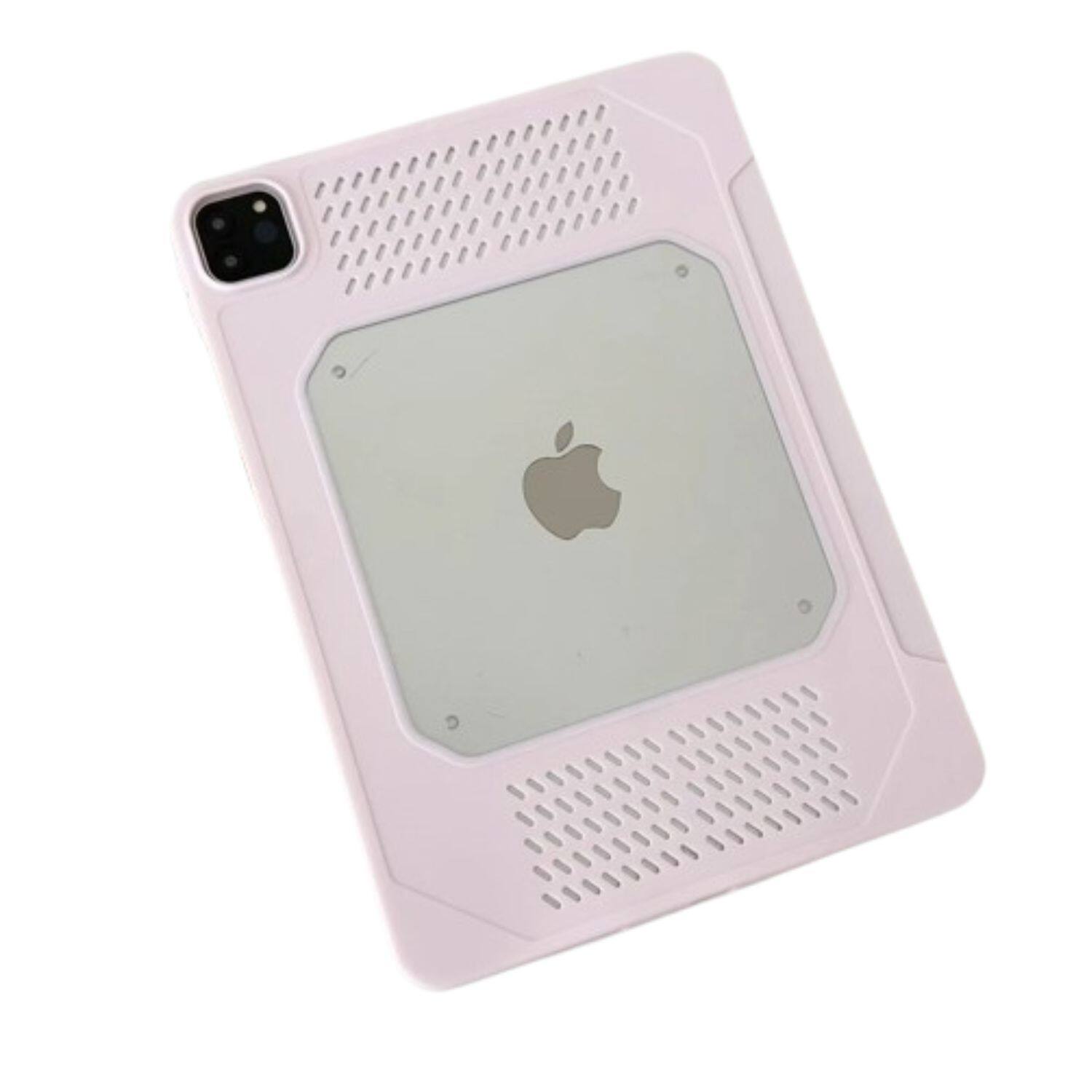Front. Home Collection - Heat Dissipation Case – Acrylic + TPU, Slim & Shockproof for iPad A16 11th Gen 11" (2025) - Pink.