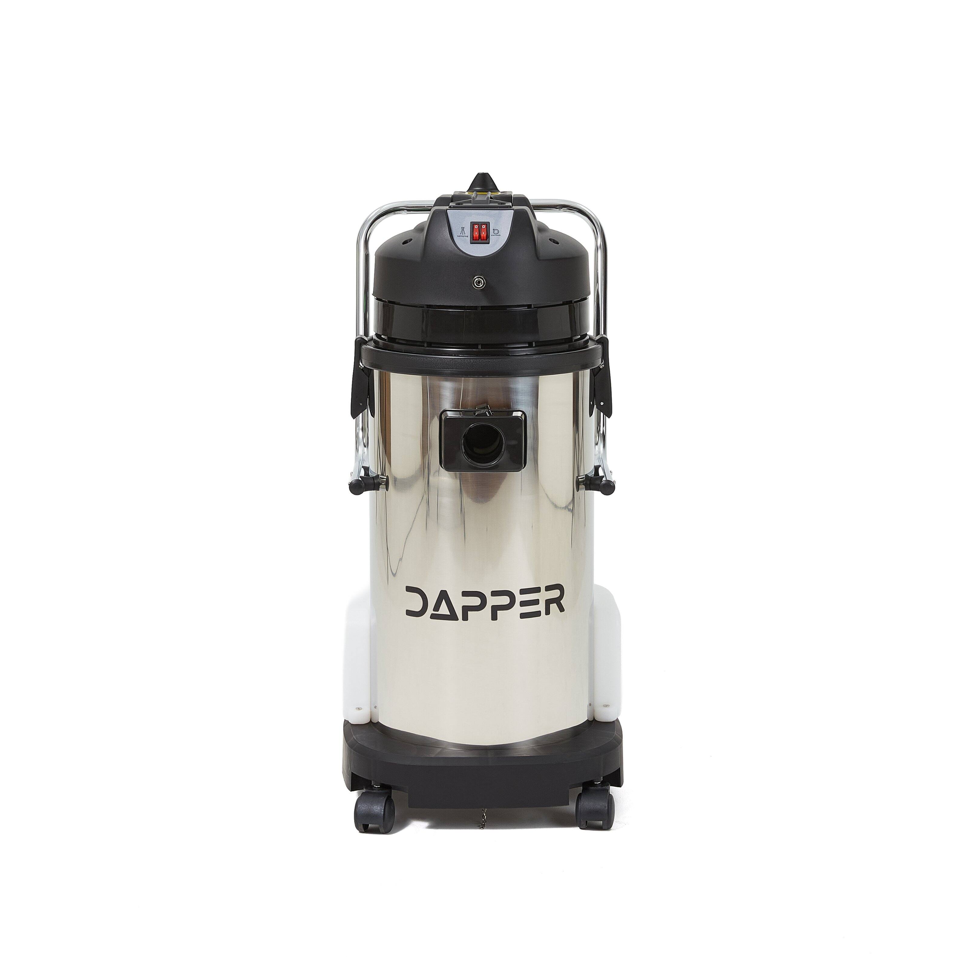 Alt View 8. Dapper Supply - Commercial 4-in-1 Wet/Dry Vacuum Carpet Extractor, 100 PSI, 2.6 Gal. Solution, 10.5 Gal. Recovery, 2-Year Warranty - Gray.