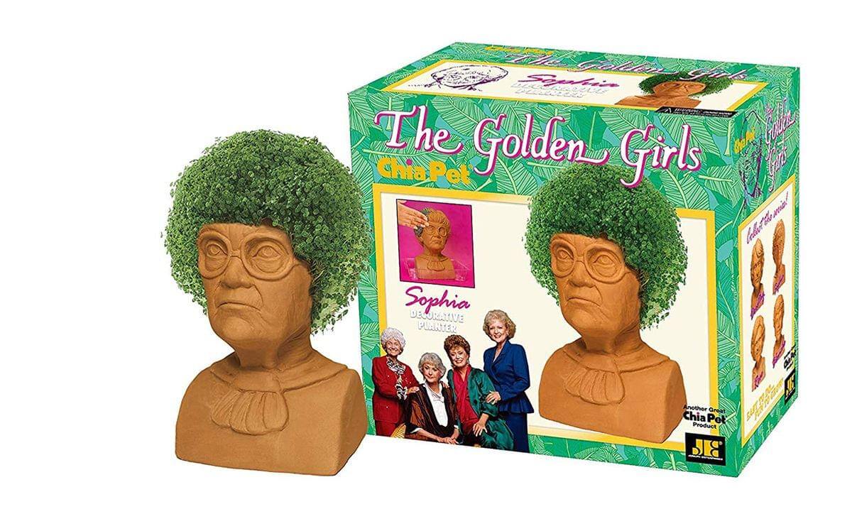 Goldin Srl  
Soohin The Golden Girls  
Chia Pet Girls  
Sophia DECORATIVE PLANTER  
Another Great Chia Pet Product