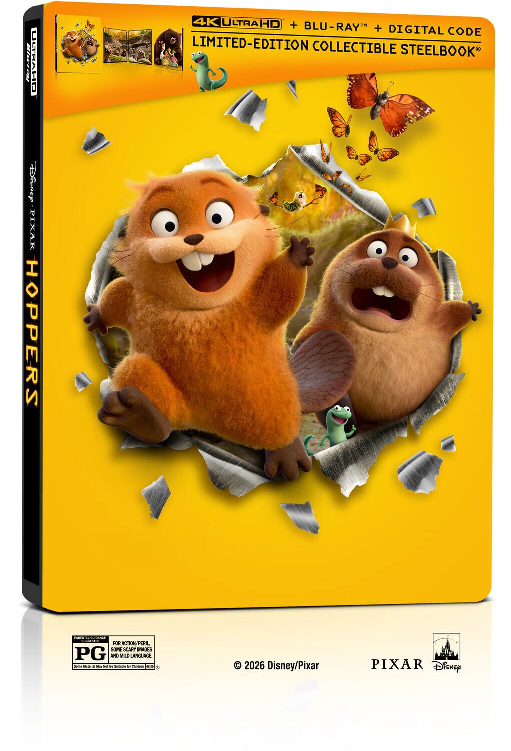 Alt View 1. Hoppers (Steelbook)   - 4K Blu-Ray.
