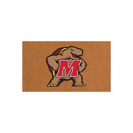 Evergreen Enterprises - Maryland Terrapins 28" x 16" Team Logo Outdoor Coir Mat - Multicolor