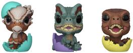 Funko - Pocket POP! Egg: Jurassic World Spring, 3-Pack, Dinos - COLLECTIBLES - Multicolor