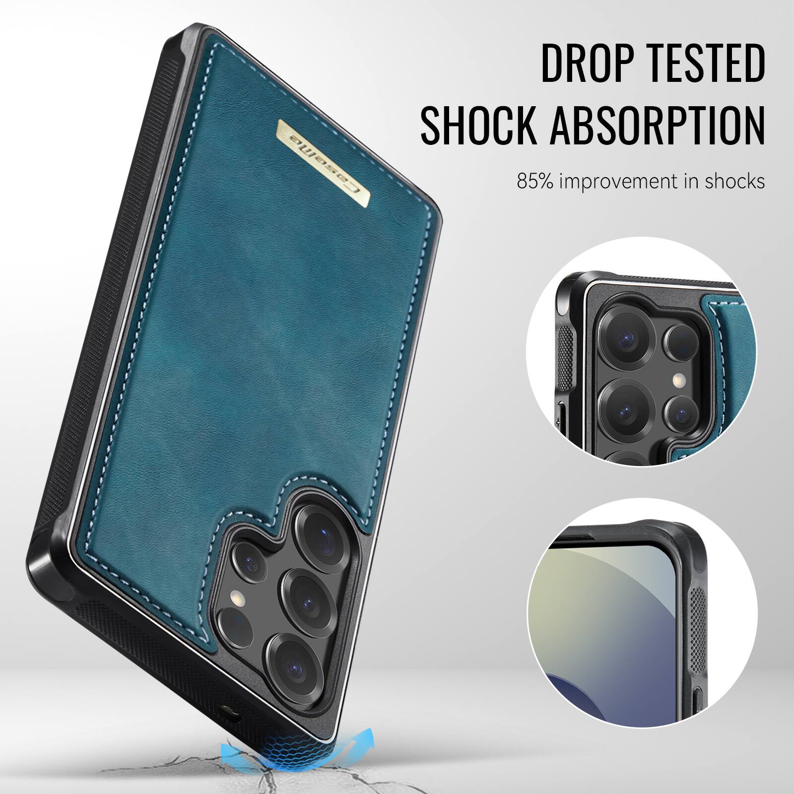 DROP TESTED SHOCK ABSORPTION  
85% improvement in shocks