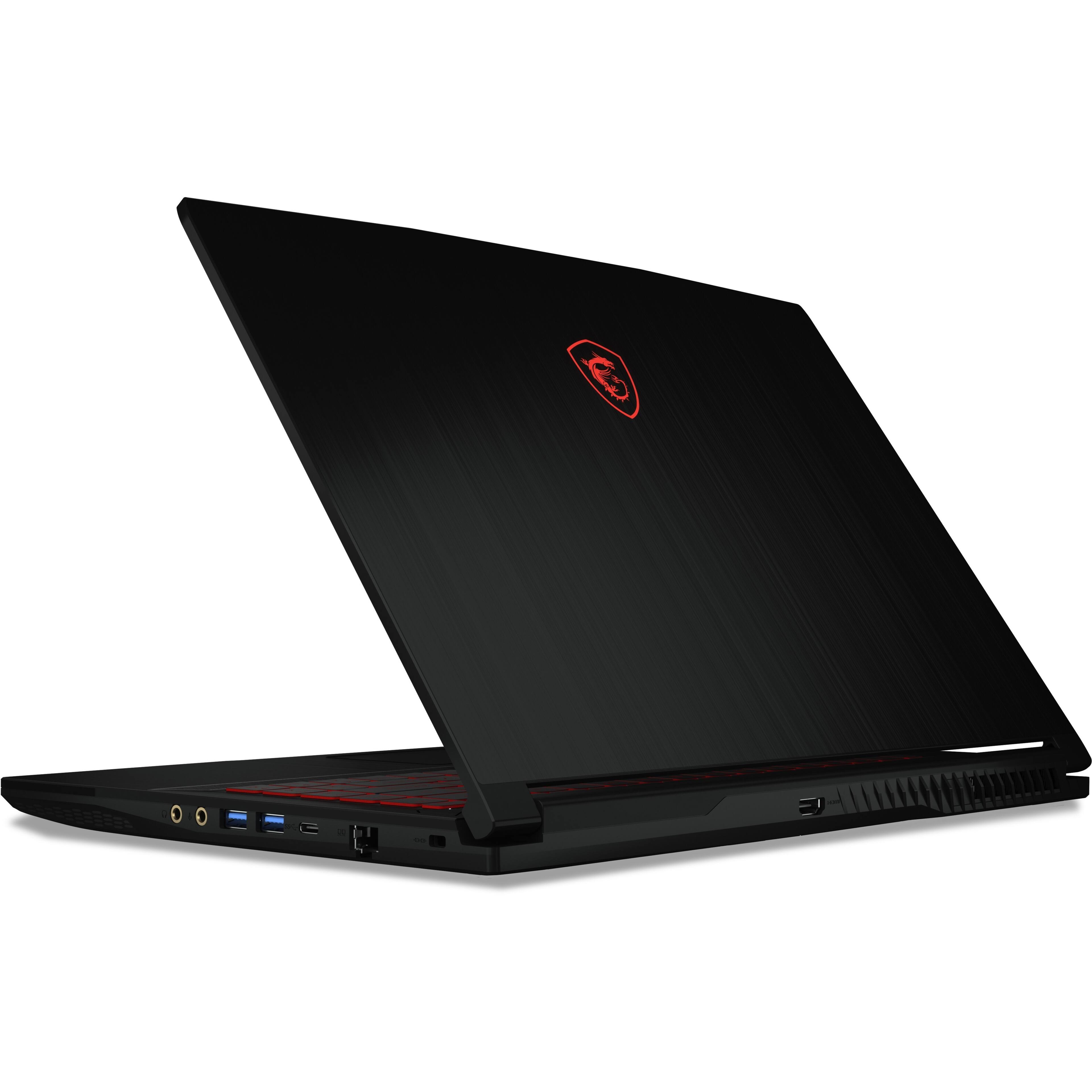 Alt View 19. MSI - Thin GF63 15.6" 144 Hz Gaming Laptop 1920 x 1080 (Full HD) - Intel 12th Gen Core i5 i5-12450H with 8GB Memory - Black.