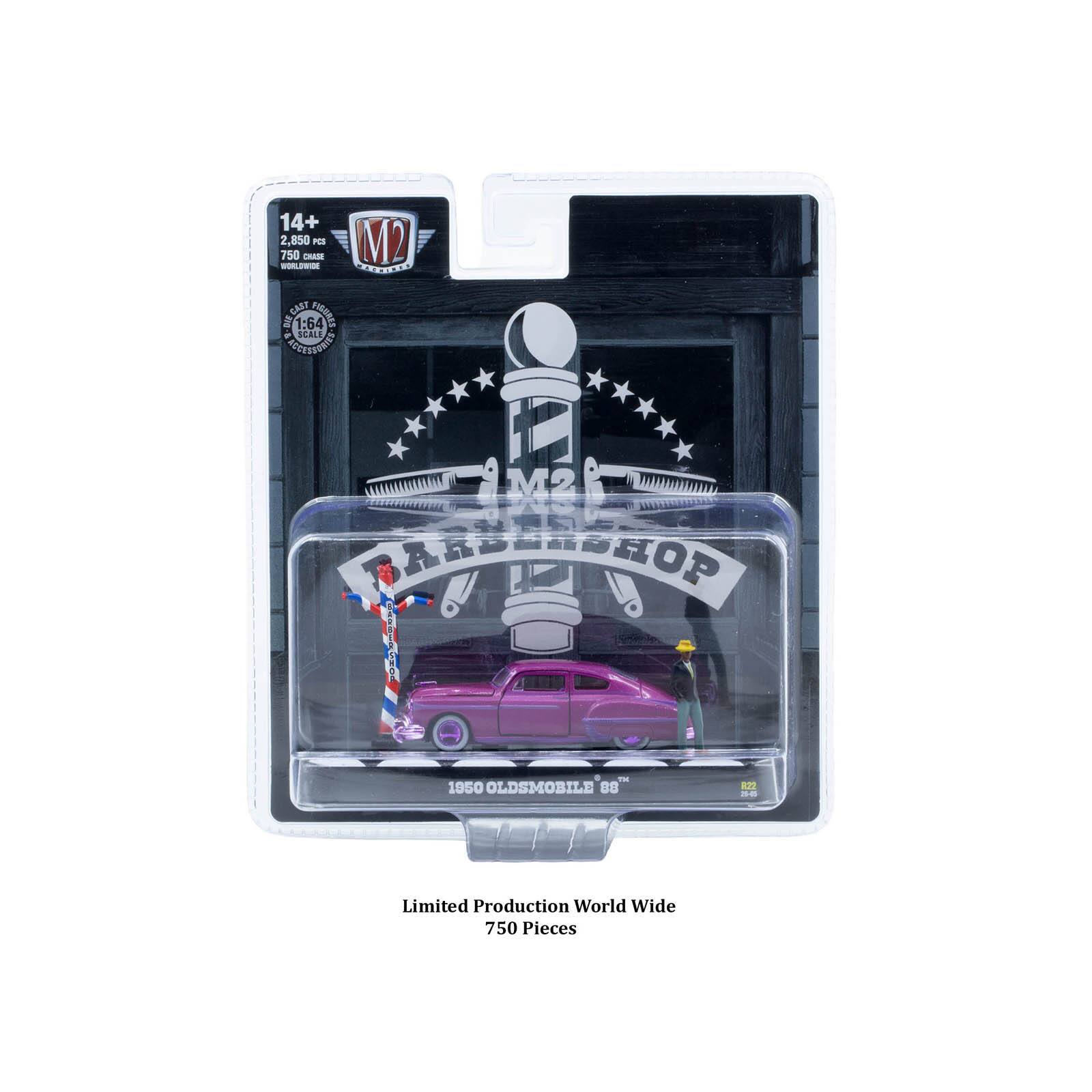 14+ 2,850 PCS M2 750 CHASE WORLDWIDE WACKINESS CAST FISURES DIE 1:64 SCALE SEQUEDIENTS

IME 19
TX 1950 OLDSMOBILE
R22

Limited Production World Wide 750 Pieces