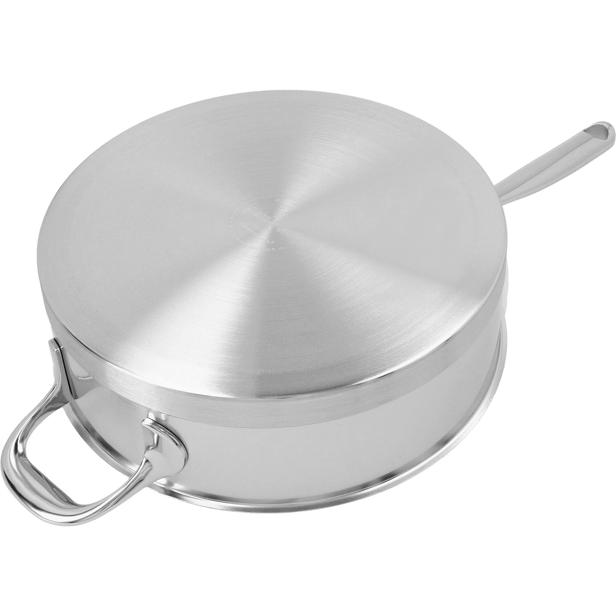 Alt View 8. Demeyere - Demeyere Atlantis Proline 7 5.1-qt Stainless Steel Saute Pan with Helper Handle - Stainless Steel.