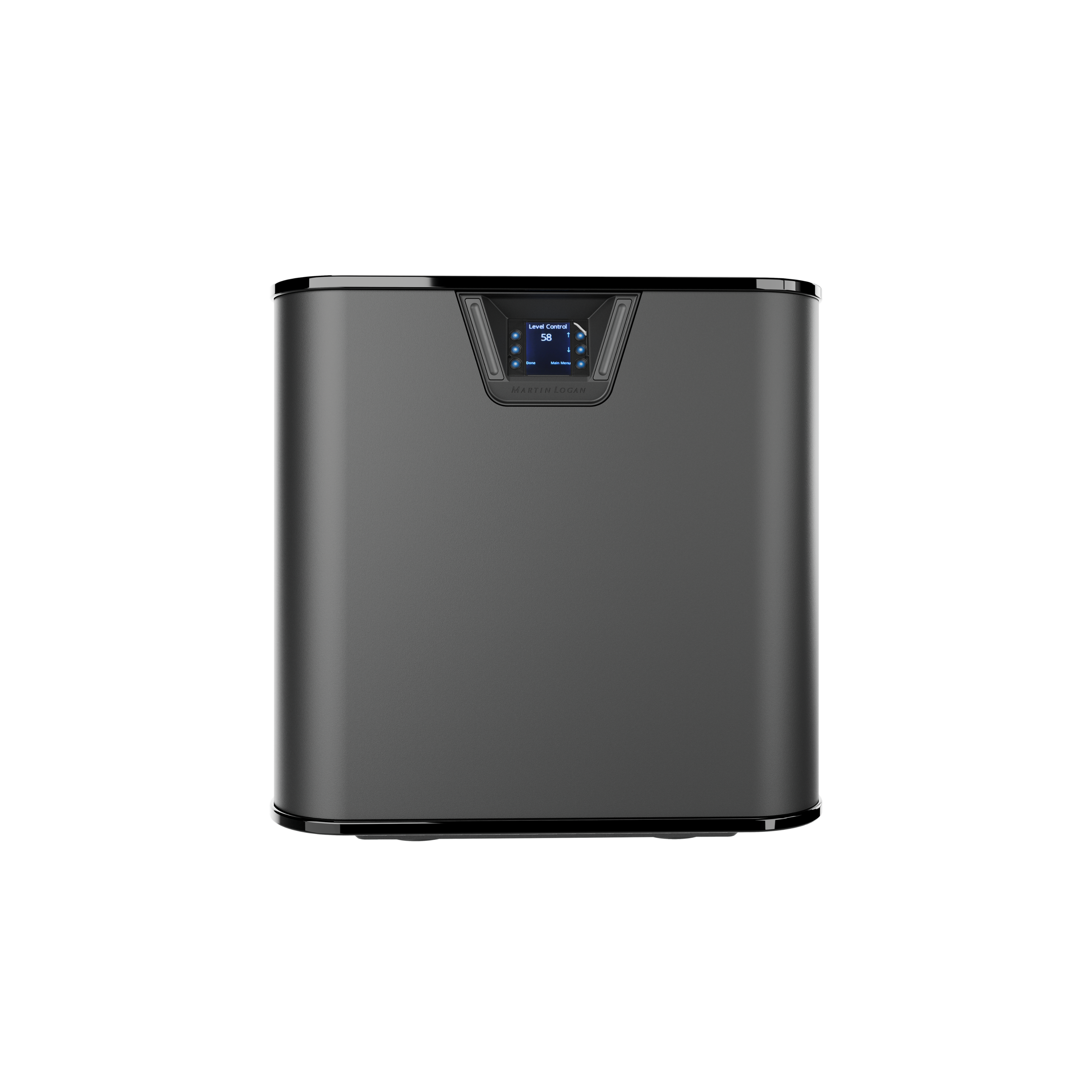 Back. MartinLogan - Depth 212, Dual 12” 2.2kW Powered Subwoofer, with BalancedForce Technology, Sub Control App, and Wireless Built-In - Gloss Black.