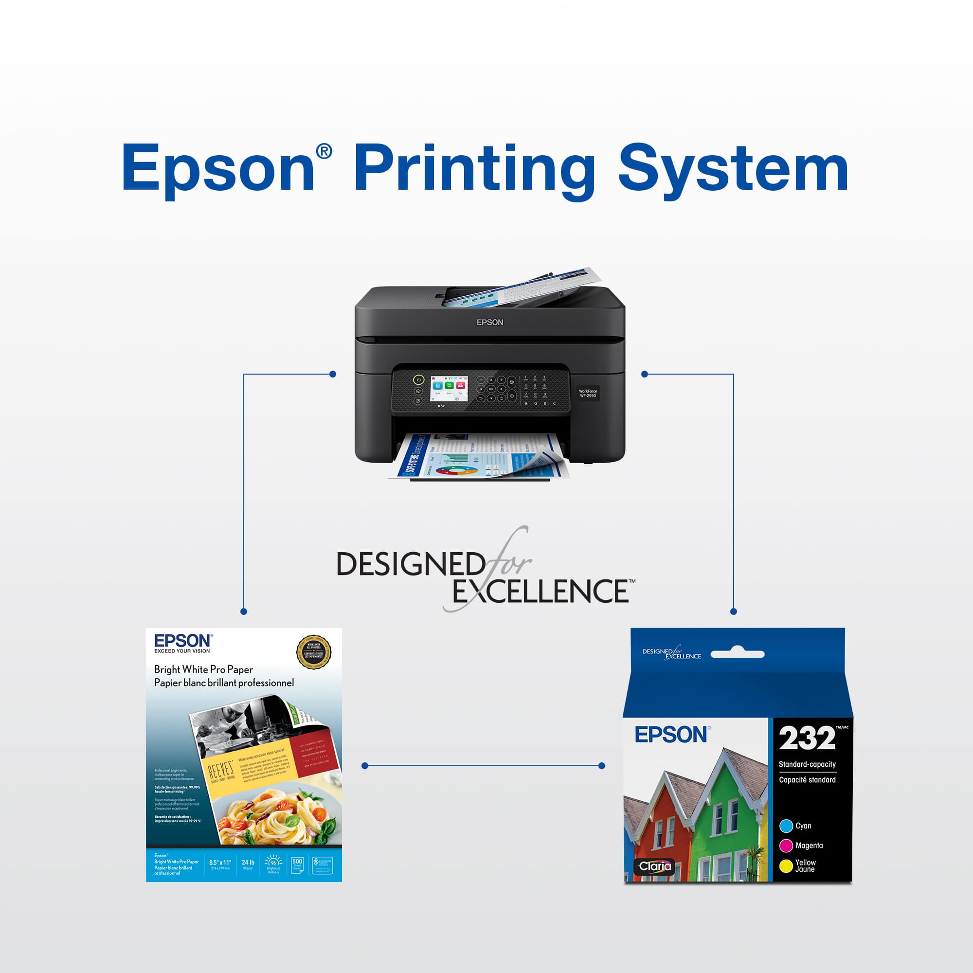 Epson Printing System Designed for Excellence EPSON Bright White Premium Paper 232.