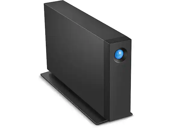 Front. LaCie - LaCie d2 Professional USB-C 20TB - Black.