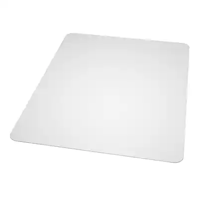 Front. ES Robbins - E.S. Robbins Anchormat Hard Floor Chair Mat, 46"W x 60"H, Clear (ESR131826) - Clear.