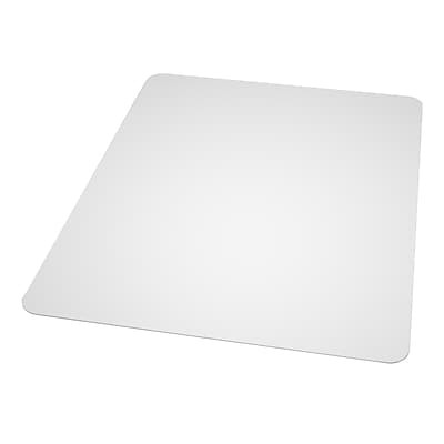 Front. ES Robbins - E.S. Robbins Anchormat Hard Floor Chair Mat, 46"W x 60"H, Clear (ESR131826) - Clear.