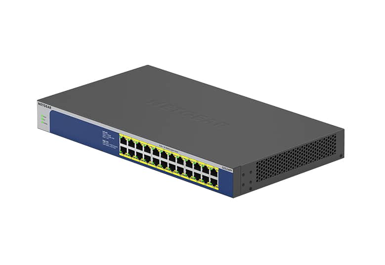 NETGEAR - GS524PP Unmanaged Gigabit Ethernet (10/100/1000) Power over Ethernet (PoE) Grey