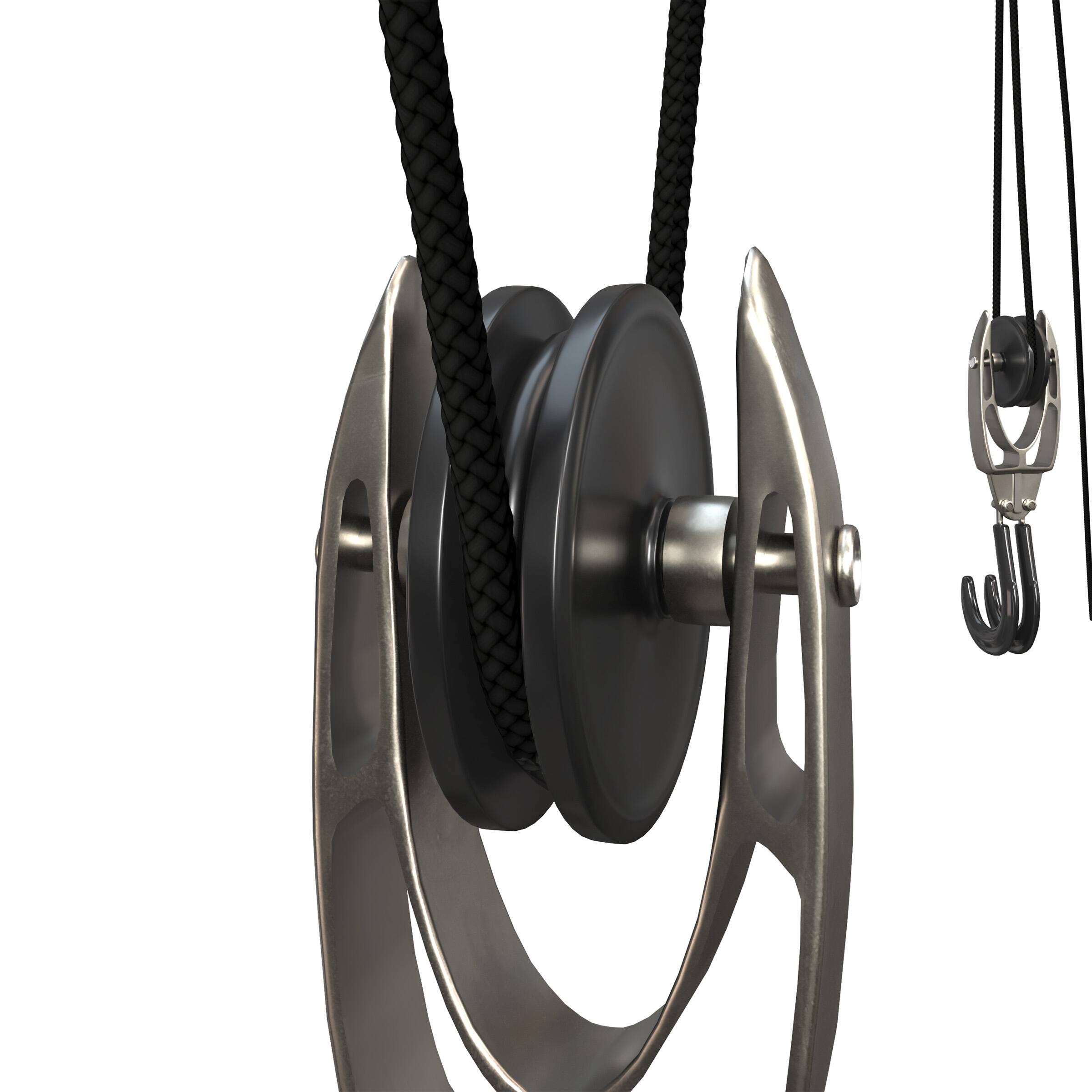 Alt View 4. RAD Cycle - Bike Hanger Hoist Pulley System - Black.