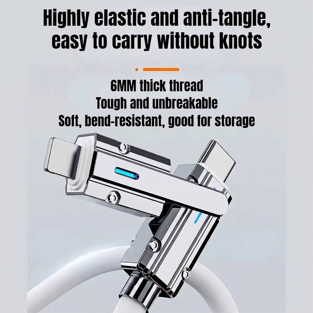 Highly elastic and anti-tangle, easy to carry without knots

6MM thick thread
Tough and unbreakable
Soft, bend-resistant, good for storage