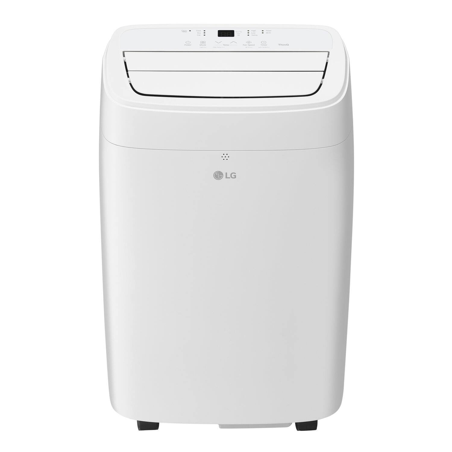 Angle. LG - 300 Sq. Ft. 7,300 BTU DOE Smart Portable Air Conditioner - White.