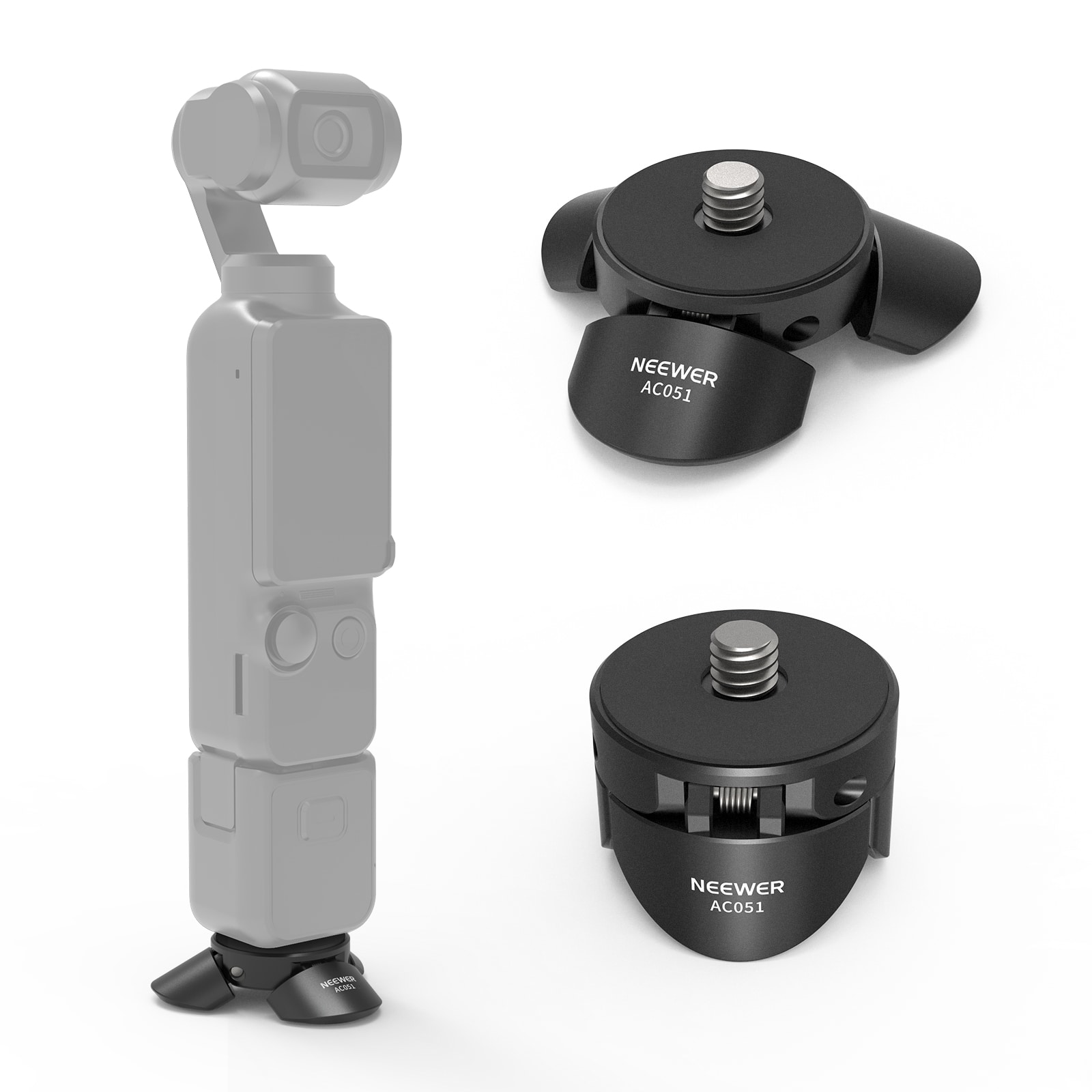 Neewer - Mini Tripod for Pocket 4/3, 1/4" Screw, Upright/Handheld