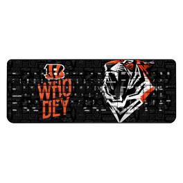 Keyscaper - Cincinnati Bengals 2024 Illustrated Limited Edition Wireless Keyboard - Black