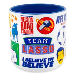 Silver Buffalo - Ted Lasso Icons Ceramic Mug | Holds 13 Ounces - Blue