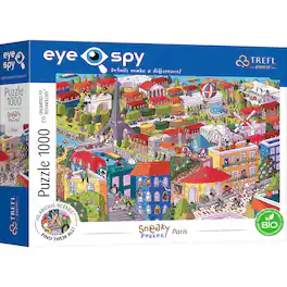 Trefl - Prime Eye Spy Sneaky Peakers: Paris 1000 Piece Puzzle - Multicolor