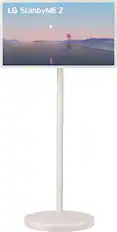 Front. LG - LG StanbyME 2 - 27” Class LED QHD Smart webOS Portable and Detachable Touch Screen with Full Swivel Rotation (2025).
