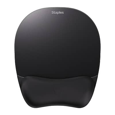Staples TECH - TECH Foam Non-Skid Mouse Pad/Wrist Rest Combo (ST63287) - Black