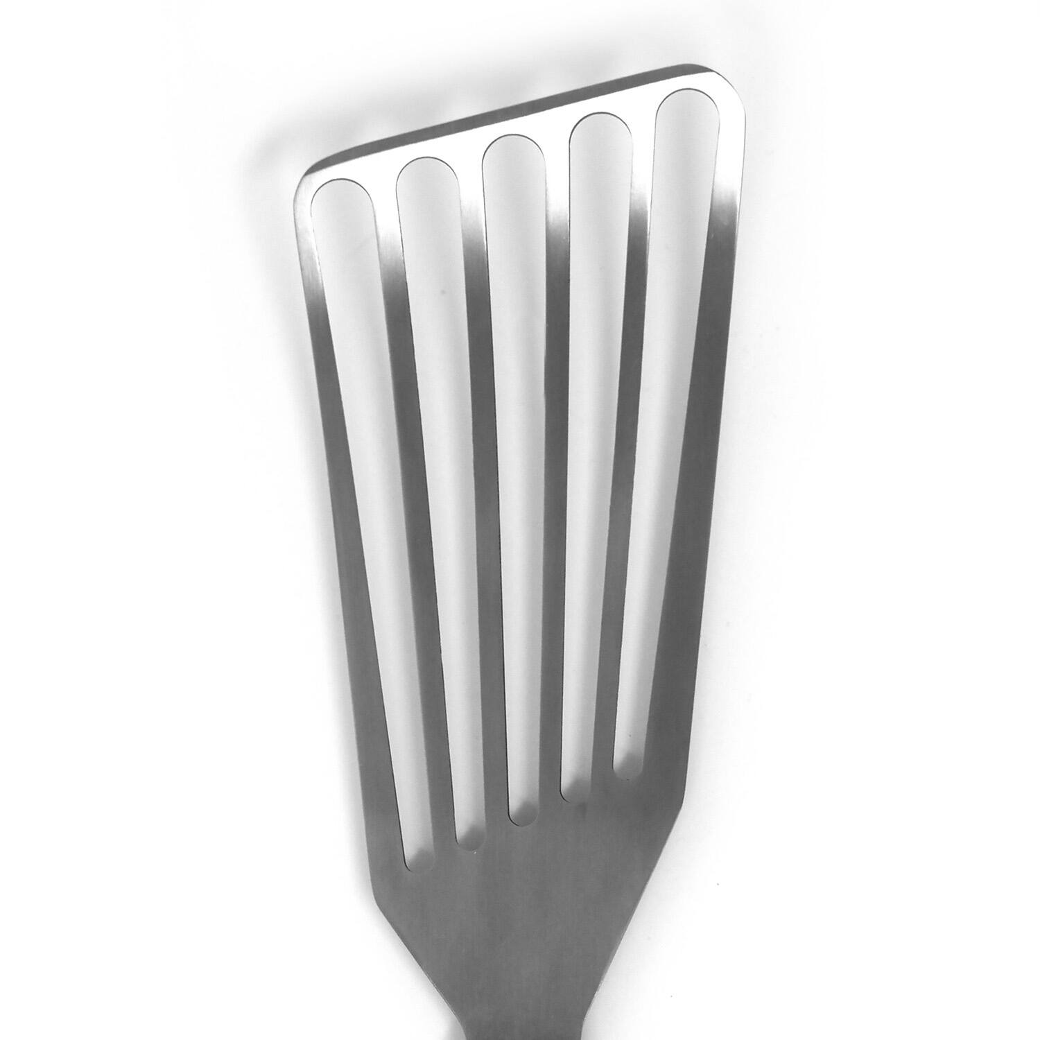 Alt View 4. Norpro - Stainless Steel Flexible Slotted Spatula, 11-Inch - Silver.