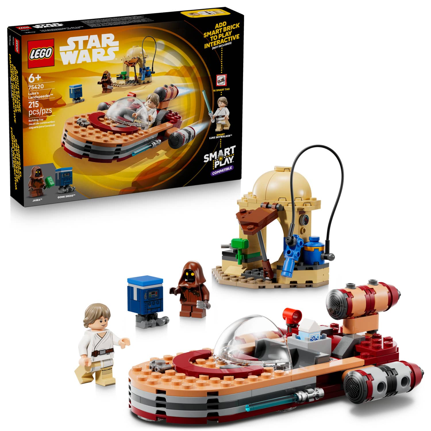 LEGO - Star Wars SMART Play: Luke’s Landspeeder Set 75420
