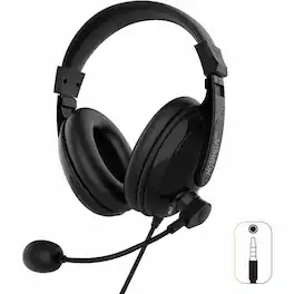 Morpheus 360 - Basic Multimedia Stereo Headset - Adjustable Microphone - Lightweight Comfortable Design - Eco Leather Ear - Unknown