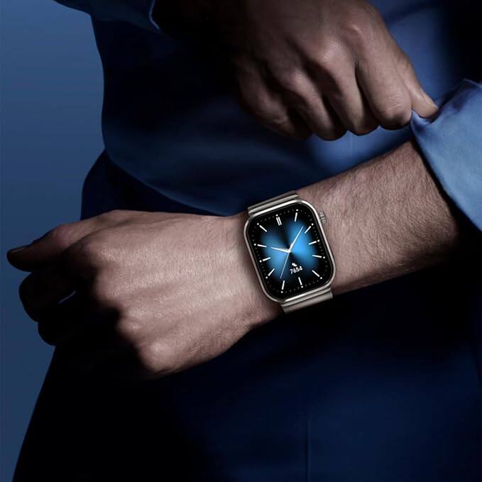 Angle. Noise - Pro 6 Max Smartwatch with Intelligent AI and Endless AI Watch Faces - Black.