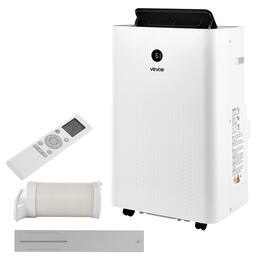VEVOR - Portable Air Conditioner, 12000 BTU ASHRAE (8150 BTU SACC) 4-in-1 Standing Cooling Ac Unit, LED Touch Panel - White;Black