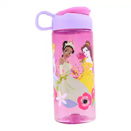 Disney - Princess 16.5 Ounce Water Bottle w/ Screw Lid - Pink