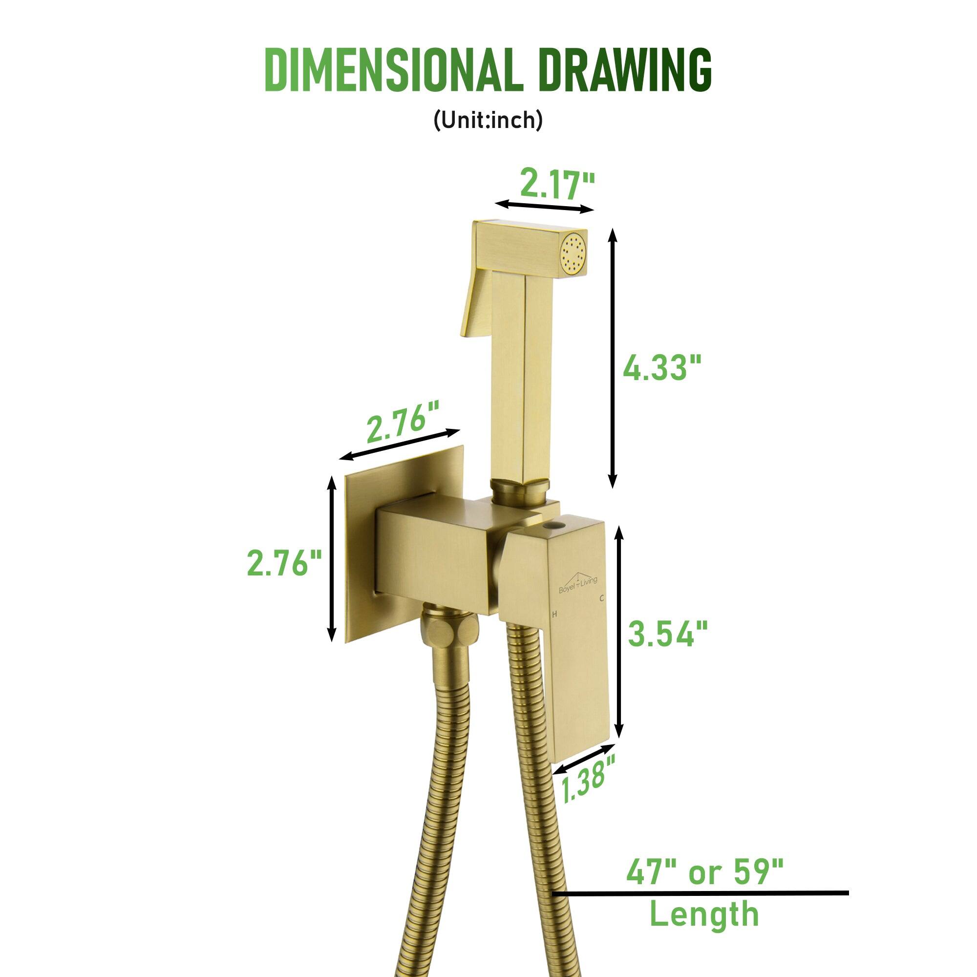 DIMENSIONAL DRAWING (Unit:inch) 2.17" 2.76" 4.33" 2.76" 3.54" 1.38" 47" or 59" Length