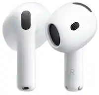 Apple - AirPods 5 True Wireless Active Noise Cancelling Earbuds with Wireless Charging Case - White - Front_Zoom