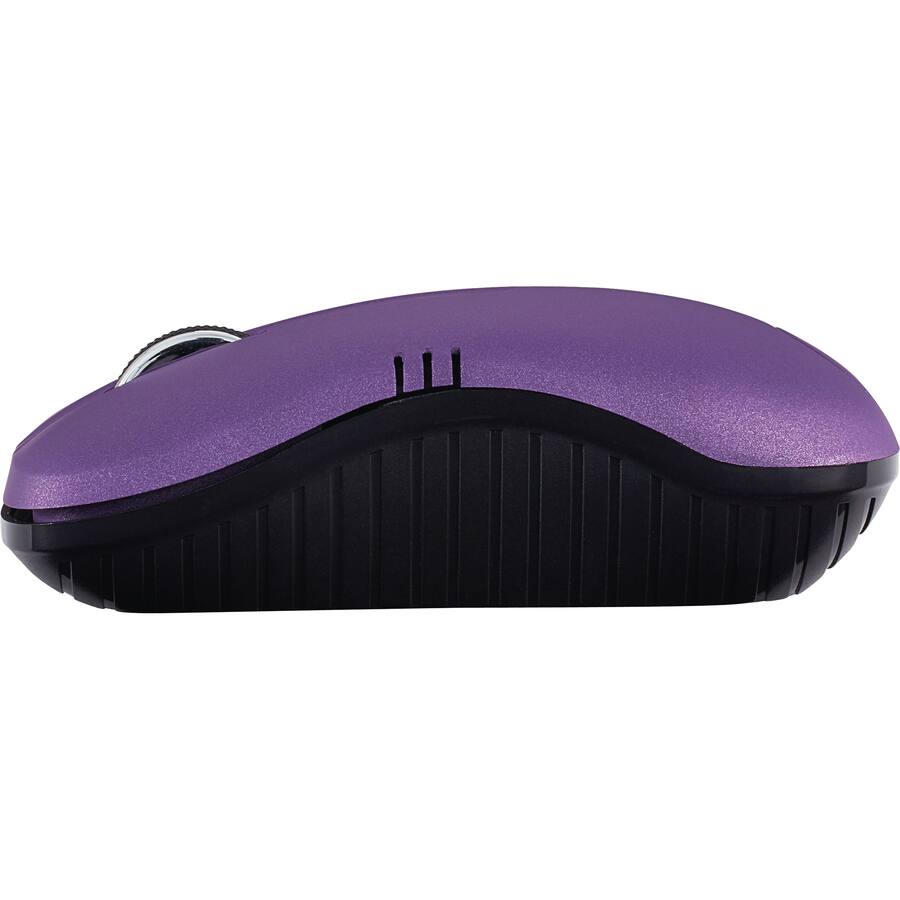 Alt View 3. Verbatim - Verbatim Wireless Notebook Optical Mouse, Commuter Series - Matte Purple - Optical - Wireless - Matte Purple - 3 - Matte Purple.