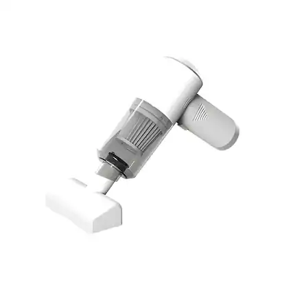 Front. Cluzine - Handheld Mite Remover, Sterilization & 2 Filters for Bedding & Car Use.
