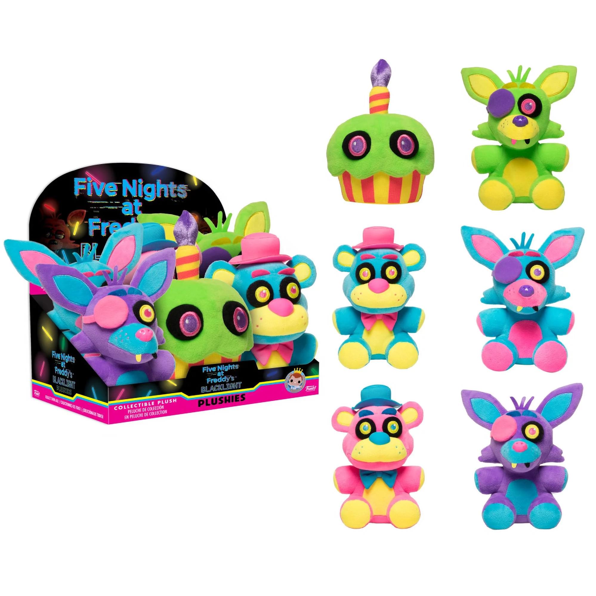 Five Nights at Freddy's  
Collectible Plushies  
Blacklight Collection  
Plushies