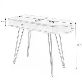 Butler Specialty - Sebastopol Reversible 2 Drawer Writing Desk - Natural