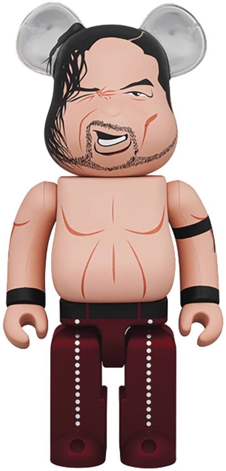Front. PopMarket - Medicom - WWE - Shinsuke Nakamura 400% Bearbrick   - Collectibles - Multicolor.