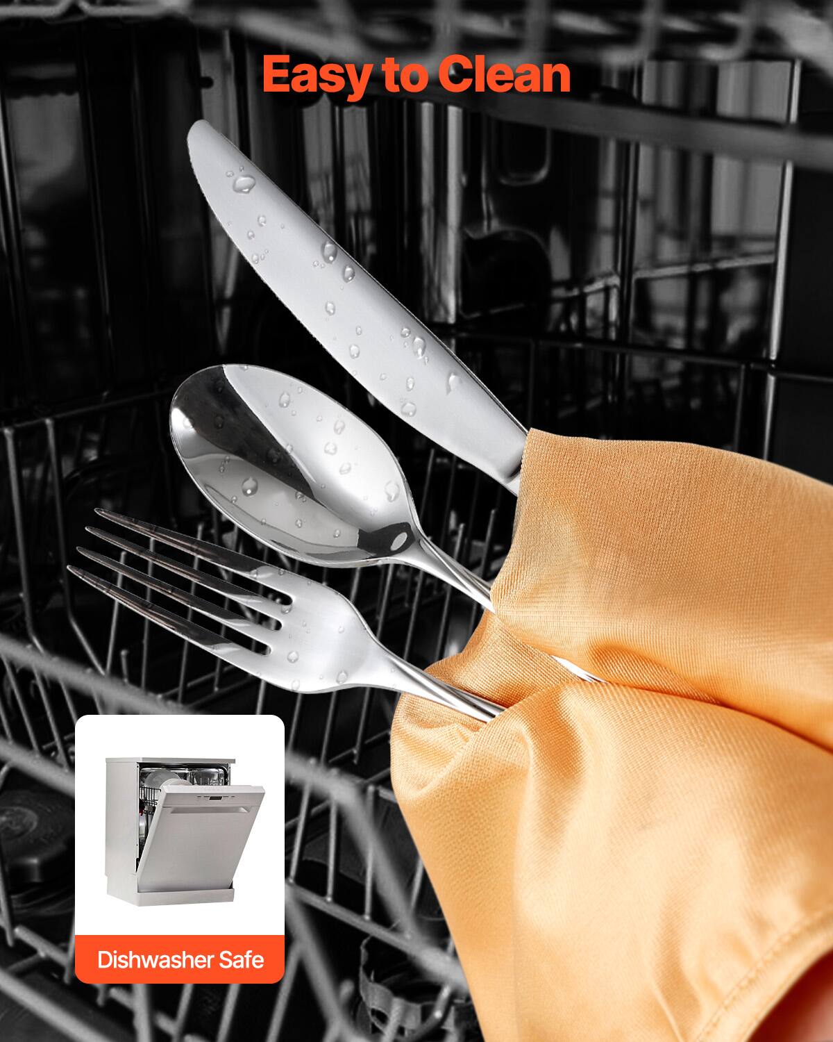 Easy to Clean  
Dishwasher Safe